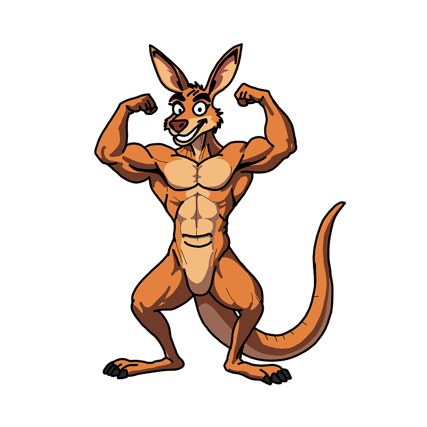 Kangaroo Mascot